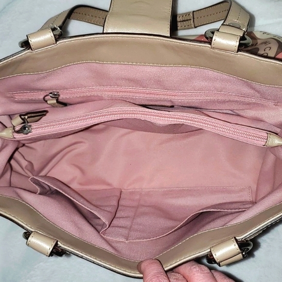 Coach Signature Snaphead Satin Satchel - Picture 11 of 16